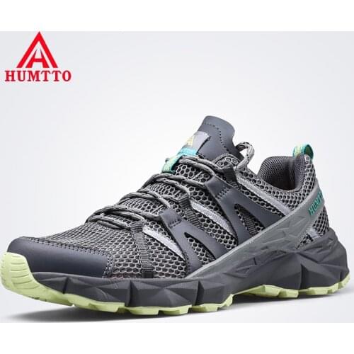HUMTTO Men Hiking Shoes Breathable Mesh Lightweight Sports Sneakers Men Outdoor Camping Hunting Trekking Shoes Climbing Sneakers