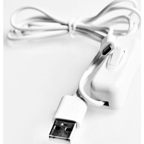 New 1.5m USB to Micro USB with On/Off Switch Charger Power Cable for Raspberry Pi DOM668