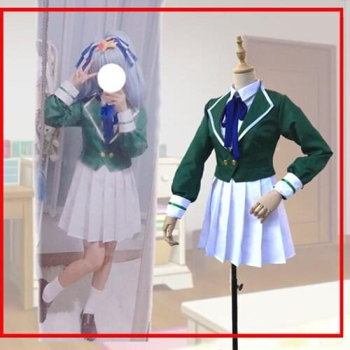 ZOMBIE LAND SAGA Hoshikawa Lily Cosplay Costume Lovely School Unifom Cloth Fancy Cosplay Party Dress Halloween Christmas Costume