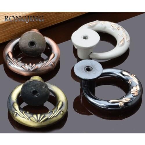 Round Antique Cabinet Drawer Knobs Vintage Kitchen Cabinet Cupboard Closet Handles Dresser Closet Wardrobe Pulls Shoes Box Knob