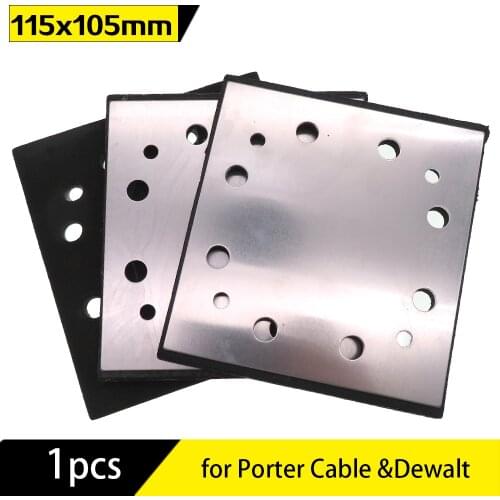 Square Sanding Pad 1/4 Sheet PSA 8 Holes Replaces Porter Cable 135292/893667, SPD16 Standard Replacement Pad for 340 Sander Pad
