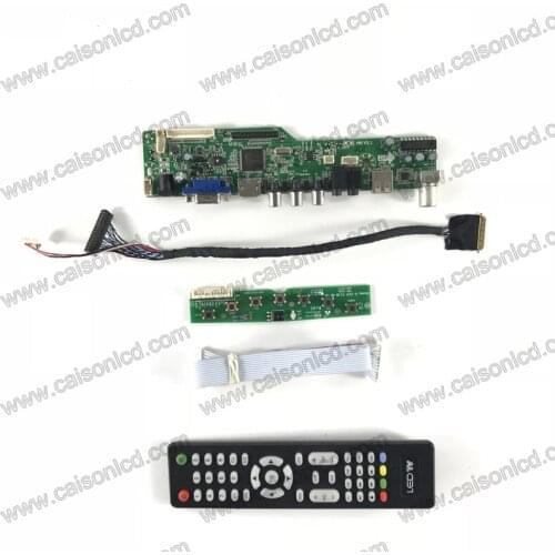 M6-V5.1 LCD TV controller board support VGA AUDIO AV USB TV for 15.6 inch 1920X108 LP156WF4-SLBA LP156WF1-TLC1 B156HW01 V0