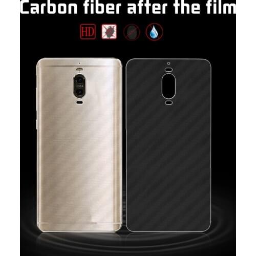 Soft Carbon Fiber Back Film For Huawei Mate 9 Pro LON-AL00 LON-AL10 LON-L29 Cell Phone Back Cover Film + Cleaning Clothes
