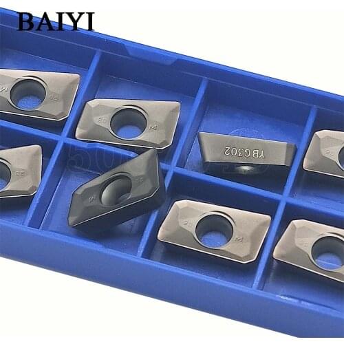 APMT160408PDER YBG302 Milling carbide insert APMT160408PDER for BAP400R lathe cutter milling tools for processing steel