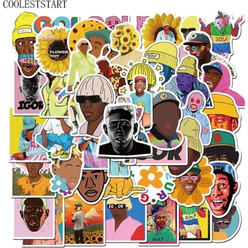 10/50Pcs/Set Tyler The Creator American Rapper Stickers For Motorcycle Skateboard Laptop Bicycle Trunk Backpack Waterproof Phone