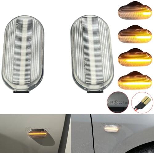 LED Car Side Marker Light Repeater Turn Signal Light for Nissan Tiida C11 Note E11 NE11 Micra K12 NP300 Navara D40 Qashqai J10
