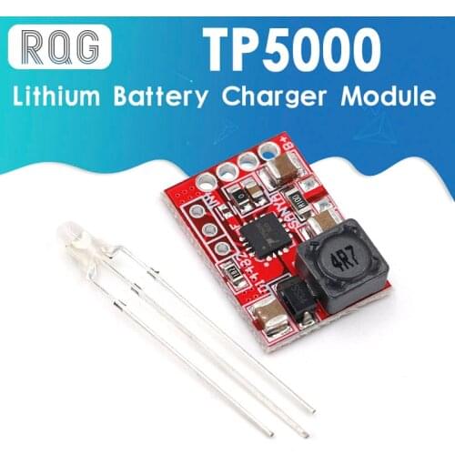 TP5000 4.2V/3.6V 1A Lithium Battery Charging Board Charger Module 4.2V 3.6V LiPo Li-ion Iron Phosphate Battery LED Indicator