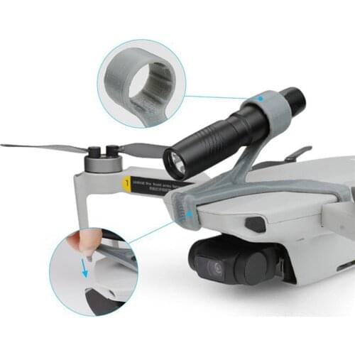Flashlight Torch Bracket Kit for DJI Mavic Mini Drone Quick Release Night Flight Searchlight Holder Light Lamp for Mavic Mini