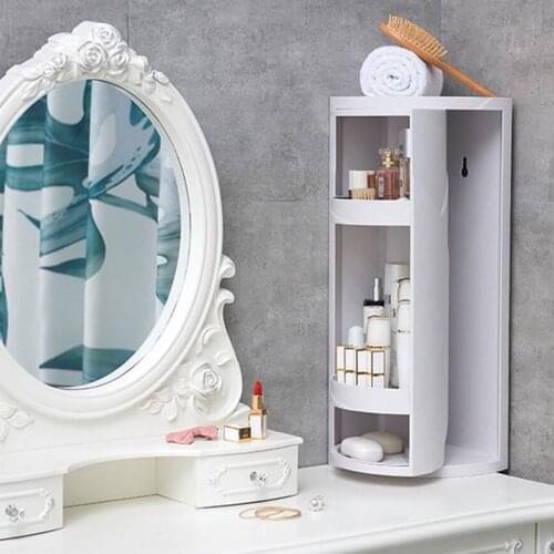 Storage box for bathroom toilet cosmetics bathroom supplies rotatable, multifunctional simple style storage box