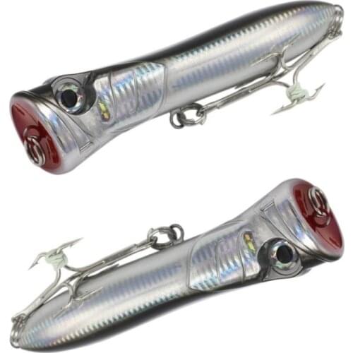 18cm 100g large size popper for ocean boat fishing big fish in water surface total 10 pcs