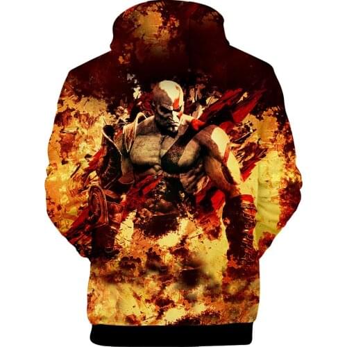 2021 Mens Hoodies God Of War printed 3D Spring Autumn Hoodie Male Female Game Anime Hoodies Child Leisure personality clothes