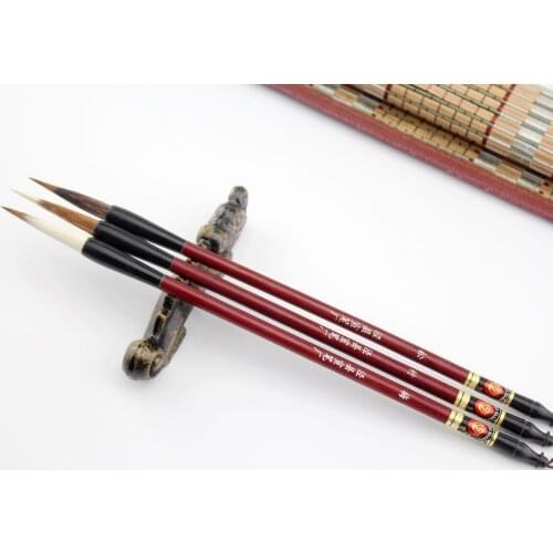 Famous Brand "Three Rabbits"Chinese Painting Ink Special Bamboo Pine Plum Blossom XieYI Sumi-e GongBi Brush
