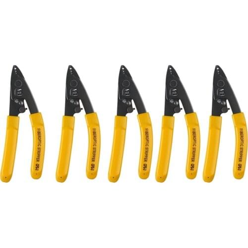 5PCS CFS-3 Three-Port Fiber Optical Stripper/ Pliers/ Wire Strippers FTTH Tools Miller Optical Fiber Stripping Pliers