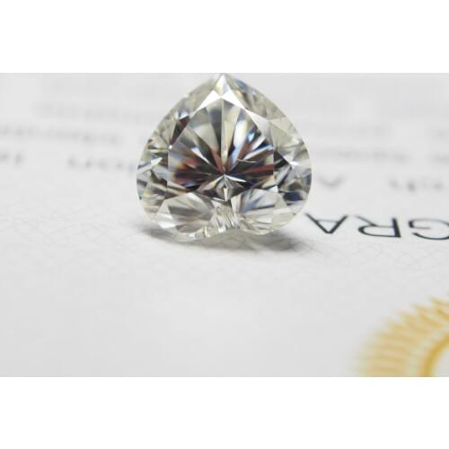 9*9mm DEF Heart Cut VVS Moissanite Moissanite Stone Moissanite Diamond 2.4 carat for Wedding Ring