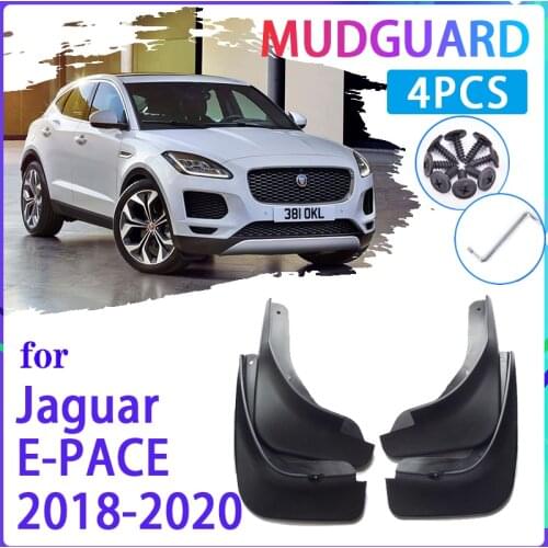 4 PCS Car Mud Flaps for Jaguar E-PACE 2018 2019 2020 E PACE Mudguard Splash Guards Fender Mudflaps Auto Accessories