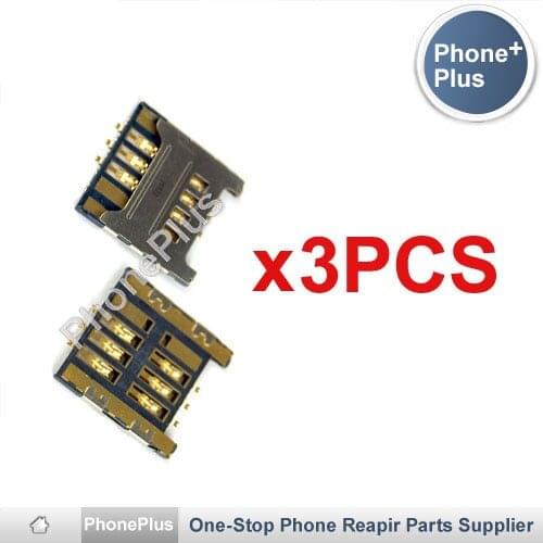 3PCS SIM Card Tray Reader Module Holder High Quality For Samsung Galaxy 5 I5500 Pop Plus S5570 S5570i S 4G T959 S8530 Wave II