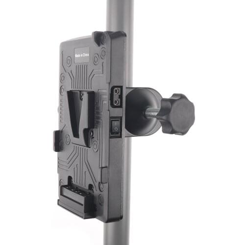 V Mount Battery Power Plate Adapter w/ D-Tap + Clamp for Sony DSLR Video Camera