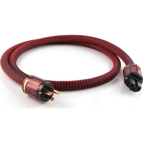 Hi-end 4N OFC Oxygen-free copper hifi power cable power wire for audo power cabl audio amp cable