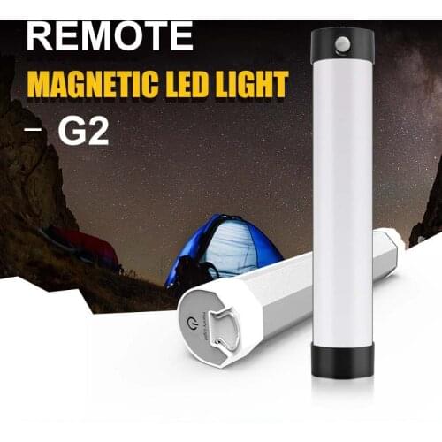 Strong Magnetic Camping Lantern Fishing Bivvy Light IR Remote Control Camping Light USB Rechargeable Portable LED Tent Light