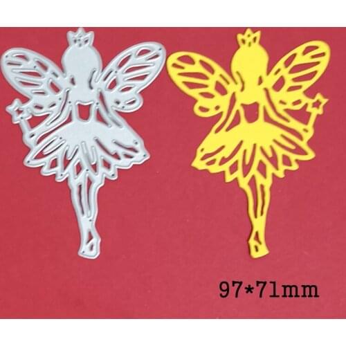 Fairy girl with wing Metal Cutting Dies Craft Knife Blade Punch Die Stencils for DIY Scrapbooking Decorative Paper Cards Die