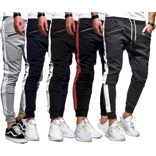 COLDKER men cargo pants streetwear pure color plus size mens cloth high quality casual pants male joggers clothing