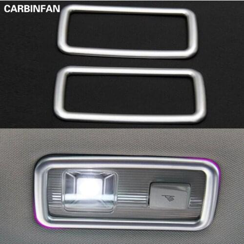 Car cover Sticker back rear tail read reading switch light lamp frame trim For Volkswagen Tiguan L TiguanL MK2 2016 2017 2018