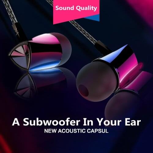 In-ear Earphone Headphone Headset Bass Earbuds With Mic 3.5mm Aux Jack Wired For Iphone Samsung Huawei Xiaomi Redmi Oneplus