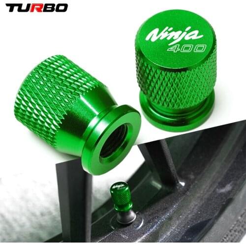 Ninja400 For Kawasaki ninja 400 2018 2019 2020 Motorcycle CNC Aluminum Accessories Tire Valve Air Port Stem Cover Caps Plug