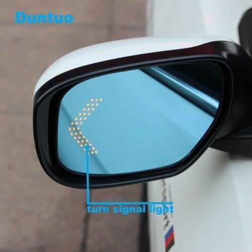 Blue Mirror Rearview Mirror Glare Proof Turn Signal Lamp Heated Rearview Mirror For Citroen C4 C4L C2 C3L C5 DS4S DS5 DS5LS DS6
