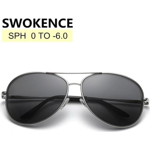 Diopter SPH 0 -0.5 -1 -1.5 -2 -2.5 -3 -3.5 -4 -4.5 -5 -5.5 -6.0 Finished Myopia Sunglasses Men Women Nearsighted Glasses F195