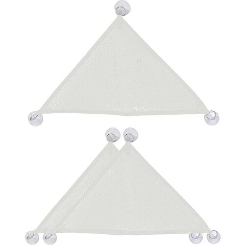 Swing Climb Products Decoration Triangular Mesh Reptile Hammock Lounger 3 Suction Cups for Lizards for Snake Supplies