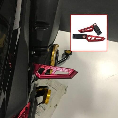 SEMSPEED Motorcycle For Yamaha NVX155 125 150 Aerox155 125 2015-2019 2020 CNC Rear Foldable Footrest Pedals Foot Pegs Rest Plate