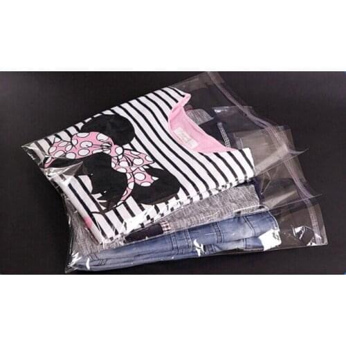 1000pcs/lot(16*23cm) Transparent Self Sealing Plastic Bags Gift Jewelry Packaging Bags Self Adhesive Seal Plastic gift Bags