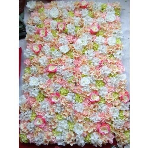 20pcs/lot wedding background lawn colorful wedding flower Artificial silk rose flower wall wedding decoration