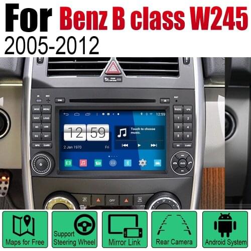 For Mercedes Benz B class W245 2005~2012 NTG Car Radio DVD Player GPS Navigation Android HD Displayer System Audio Video Stereo