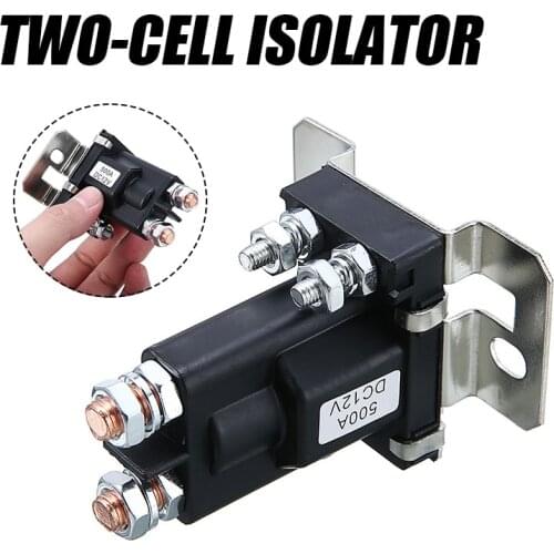 1pc 4-pin 12V 500A Car Auto DC Relay On/Off Power Switch Starter Dual Battery Isolator Parts Tool Accessories