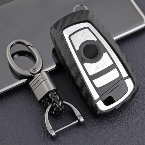ABS Car Key Case Molding Holder Fob Clasp Ring For BMW F10 F20 F30 NEW 1 2 3 4 5 6 7 Series X3 X4 M2 M3 M4 M5 M6 Keychain