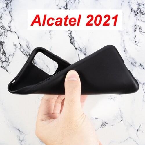 Case For Alcatel 1L 1S 3L 2021 Back Cover Silicone Phone Shell Soft TPU Matte Bumper Protector For Alcatel 2021 Funda Capa Coque