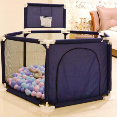 Baby Playpen Childrens Fence Dry Ball Pool Pit With Basket Oxford Cloth Game Toys Tents Barrier For Kids Safety Guardrail Gifts