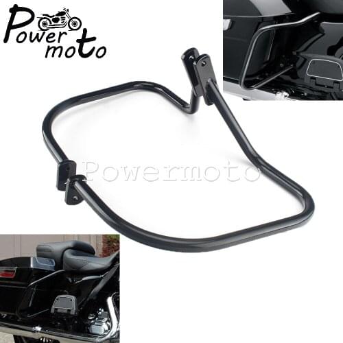 For Harley Softail Deluxe FLSTN 2005-2017 22mm 7/8 " Motorcycle Highway Rear Guard Rail Bar Saddle Bag Bracket Bumper Protector