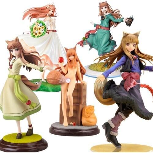 17-25cm Spice and Wolf Holo Sexy girls Action Figure japanese Anime PVC adult Action Figures toys Anime figures Toy Gift