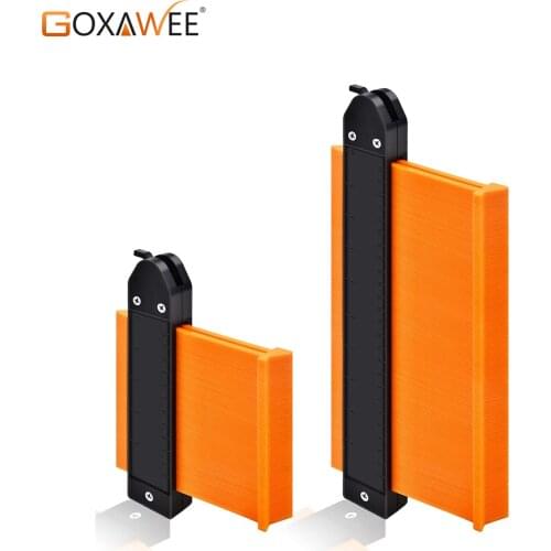 GOXAWEE Contour Gauge Profile Woodworking Tools Shape Duplicator 5" 10" Measuring Instruments Ruler for Tiles and Laminate