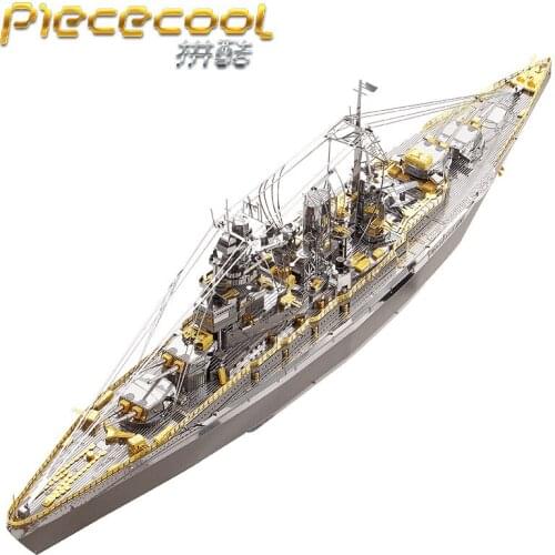 Piece Cool NAGATO CLASS BATTLESHIP Model Kits 3D Metal Puzzle Models DIY Laser Cut Assemble Jigsaw Toy Gift for Children