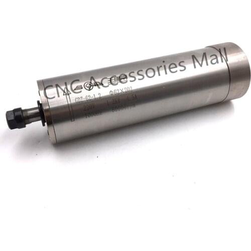 CNC Router spindle 1.2kw D62mm 60000rpm water cooled motor for wood,aluminum,metal grinding