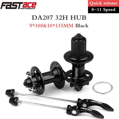 FASTACE DA207 Hubs Set 32H Front Rear MTB Hub 8s 9s 10s 11s 12V Mountain Bike Hub Compatible SRAM XD System Bicycle Parts
