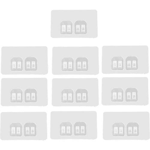 Punch Free Wall Hook Stickers Non Marking Wall Sticking Hooks