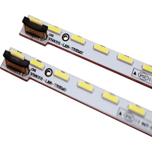 New 5 PCS*64LEDs 721MM LED backlight strip V580H1-LE6-TREM2 for LED58K280J V580HJ1-LE6