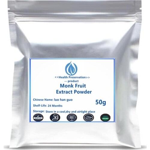 Monk Fruit Sweeteners Zero Calories Extract Powder Luo Han Guo Mogroside V With Best Flavor Free Shipping