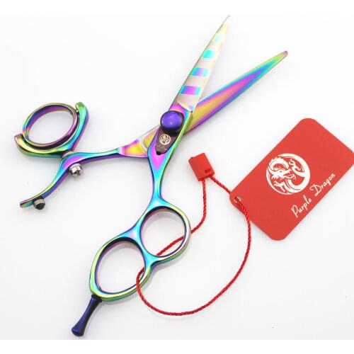 Professional 5.5 inch Hair Scissors Set Japan 440c Steel Shears Customized Cutting Scissors