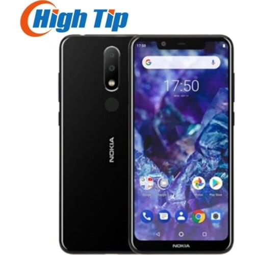 Unlocked Original Nokia X5 Celular Fingerprint Dual SIM Smartphone 5.8" 3GB/4GB RAM 32GB/64GB ROM 3060mAh MTK6771 Cellphone